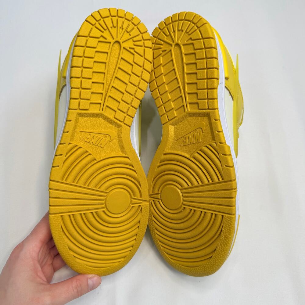 Nike Dunk Low Twist Sneakers Women’s 8.5 Yellow White Leather Shoes NWOB - Picture 9 of 10